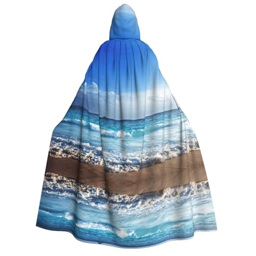 Migpkd Halloween Kapuzenumhang Hexenmantel mit Kapuze für Erwachsene, Cosplay-Kostüm Migpkd Halloween Kapuzenumhang Hexenmantel mit Kapuze für Erwachsene, Cosplay-Kostüm von Migpkd