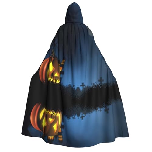 Migpkd Halloween-Kürbis-Halloween-Umhang mit Kapuze, Hexenmantel, Umhang mit Kapuze, Umhang für Erwachsene, Cosplay-Kostüm Migpkd Halloween-Kürbis-Halloween-Umhang mit Kapuze, Hexenmantel, Umhang mit Kapuze, Umhang für Erwachsene, Cosplay-Kostüm von Migpkd