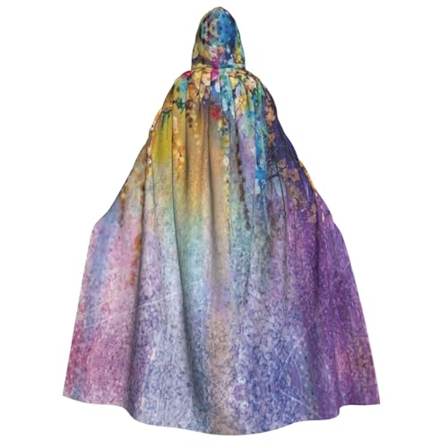 Migpkd Halloween-Umhang mit Blumensträuchern, Hexenmantel, Umhang mit Kapuze, Umhang für Erwachsene, Cosplay-Kostüm Migpkd Halloween-Umhang mit Blumensträuchern, Hexenmantel, Umhang mit Kapuze, Umhang für Erwachsene, Cosplay-Kostüm von Migpkd