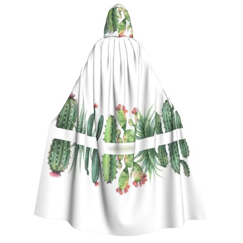 Migpkd Halloween-Umhang mit Kaktusblume, Hexenmantel, Umhang mit Kapuze, Umhang für Erwachsene, Cosplay-Kostüm Migpkd Halloween-Umhang mit Kaktusblume, Hexenmantel, Umhang mit Kapuze, Umhang für Erwachsene, Cosplay-Kostüm von Migpkd