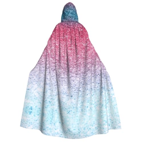 Migpkd Halloween-Umhang mit Kapuze, Hexenmantel, Umhang mit Kapuze, Umhang für Erwachsene, Cosplay-Kostüm, Blau, Rosa und Lila, Pastellfarben Migpkd Halloween-Umhang mit Kapuze, Hexenmantel, Umhang mit Kapuze, Umhang für Erwachsene, Cosplay-Kostüm, Blau, Rosa und Lila, Pastellfarben von Migpkd