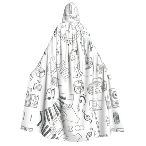 Migpkd Halloween-Umhang mit Kapuze, Hexenmantel, Umhang mit Kapuze, für Erwachsene, Cosplay-Kostüm Migpkd Halloween-Umhang mit Kapuze, Hexenmantel, Umhang mit Kapuze, für Erwachsene, Cosplay-Kostüm von Migpkd