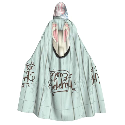 Migpkd Happy Easter Eggs Bunny Tail Halloween Hooded Cloaks Witch Robe Cloaks Hooded Robe Cloak For Adult Cape Cosplay Costume Migpkd Happy Easter Eggs Bunny Tail Halloween Hooded Cloaks Witch Robe Cloaks Hooded Robe Cloak For Adult Cape Cosplay Costume von Migpkd