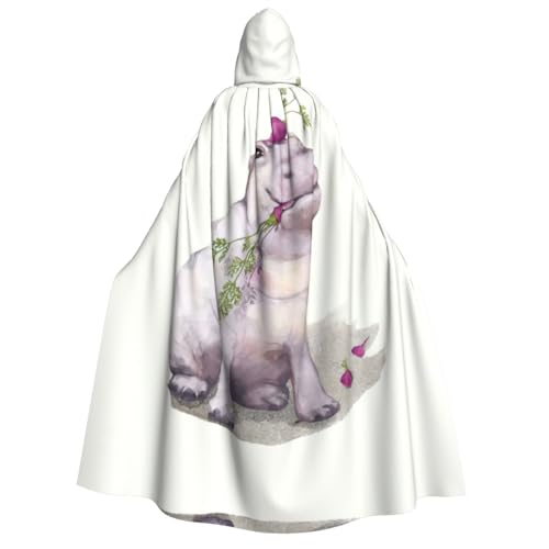 Migpkd Hipopotamos Halloween-Umhang mit Kapuze, Hexenmantel, Umhang mit Kapuze für Erwachsene, Cosplay-Kostüm Migpkd Hipopotamos Halloween-Umhang mit Kapuze, Hexenmantel, Umhang mit Kapuze für Erwachsene, Cosplay-Kostüm von Migpkd