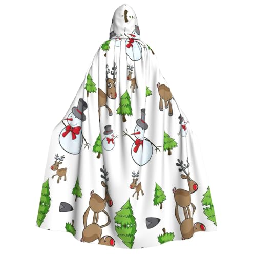 Migpkd Kapuzenumhang mit Aufschrift "Merry Christmas", Hexenmantel, Umhang mit Kapuze, für Erwachsene, Cosplay-Kostüm Migpkd Kapuzenumhang mit Aufschrift "Merry Christmas", Hexenmantel, Umhang mit Kapuze, für Erwachsene, Cosplay-Kostüm von Migpkd