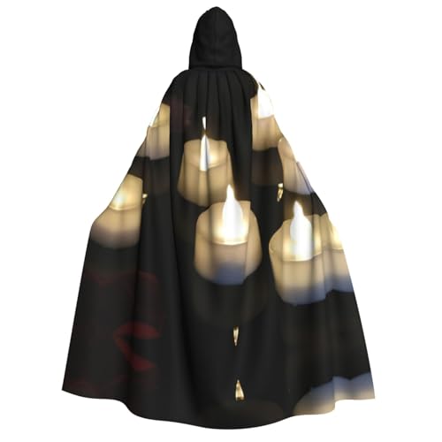 Migpkd Kerzenumhang mit Kapuze, Hexenmantel, Umhang mit Kapuze, für Erwachsene, Cosplay-Kostüm Migpkd Kerzenumhang mit Kapuze, Hexenmantel, Umhang mit Kapuze, für Erwachsene, Cosplay-Kostüm von Migpkd