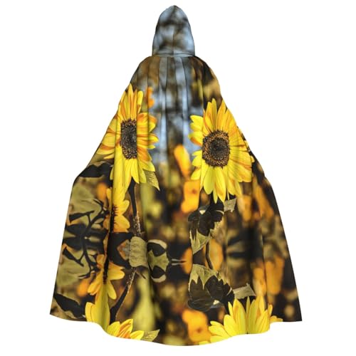 Migpkd Schöne Sonnenblume. Halloween-Umhang mit Kapuze, Hexenmantel, Umhang mit Kapuze, Umhang für Erwachsene, Cosplay-Kostüm Migpkd Schöne Sonnenblume. Halloween-Umhang mit Kapuze, Hexenmantel, Umhang mit Kapuze, Umhang für Erwachsene, Cosplay-Kostüm von Migpkd