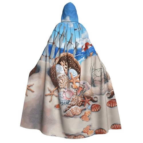 Migpkd Strandumhang mit fliegender Möwe, Halloween, Hexenmantel, Umhang mit Kapuze, Umhang für Erwachsene, Cosplay-Kostüm Migpkd Strandumhang mit fliegender Möwe, Halloween, Hexenmantel, Umhang mit Kapuze, Umhang für Erwachsene, Cosplay-Kostüm von Migpkd