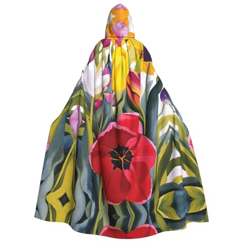 Migpkd Tulpengarten Halloween Kapuzenumhang Hexe Robe Umhang mit Kapuze für Erwachsene Umhang Cosplay Kostüm Migpkd Tulpengarten Halloween Kapuzenumhang Hexe Robe Umhang mit Kapuze für Erwachsene Umhang Cosplay Kostüm von Migpkd