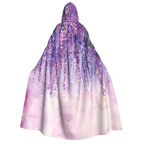 Migpkd Umhang mit Kapuze und Efeublütenbaum, Halloween, Hexenmantel, Umhang mit Kapuze, Umhang für Erwachsene, Cosplay-Kostüm Migpkd Umhang mit Kapuze und Efeublütenbaum, Halloween, Hexenmantel, Umhang mit Kapuze, Umhang für Erwachsene, Cosplay-Kostüm von Migpkd