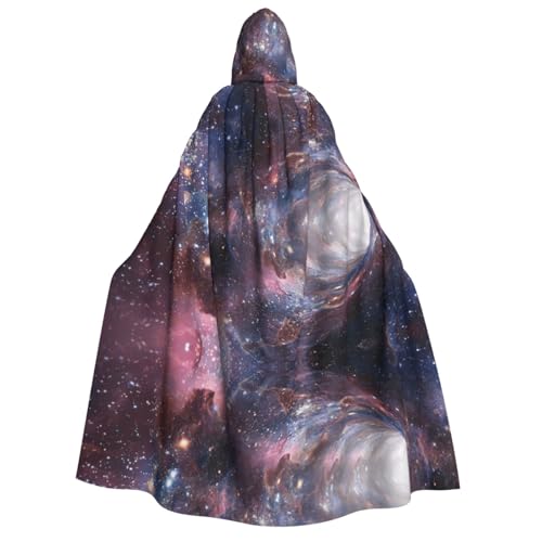 Migpkd Weltraum-Halloween-Umhang mit Kapuze, Hexenmantel, Umhang mit Kapuze, Umhang für Erwachsene, Cosplay-Kostüm Migpkd Weltraum-Halloween-Umhang mit Kapuze, Hexenmantel, Umhang mit Kapuze, Umhang für Erwachsene, Cosplay-Kostüm von Migpkd
