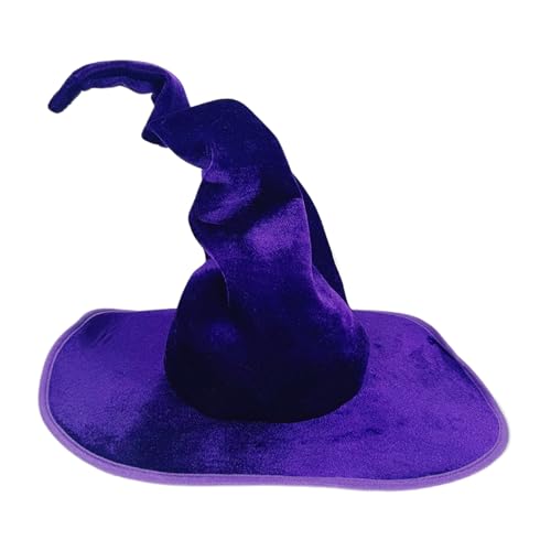 Mihauuke Hexenhut Für Damen - Verdrehter Hexenhut Für Halloween Kostüm | Einstellbare Kopfgröße Verkleidungszubehör Für Mottoparty Gruselhaus Theater Karneval Mihauuke Hexenhut Für Damen - Verdrehter Hexenhut Für Halloween Kostüm | Einstellbare Kopfgröße Verkleidungszubehör Für Mottoparty Gruselhaus Theater Karneval von Mihauuke