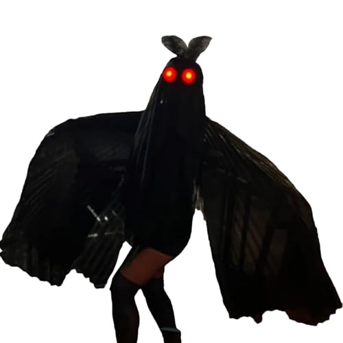 Mihauuke Kapuzenumhang, Unisex Umhang Mit Kapuze, Für Nachtpartys Themenpark Veranstaltungen Gruselhaus Cosplay Treffen Halloween Maskenball Horror Convention Mihauuke Kapuzenumhang, Unisex Umhang Mit Kapuze, Für Nachtpartys Themenpark Veranstaltungen Gruselhaus Cosplay Treffen Halloween Maskenball Horror Convention von Mihauuke