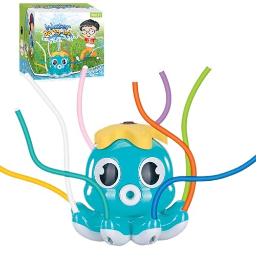 Mihauuke Kinder Wassersprenger | Oktopus-förmiger Rasensprinkler mit 8 schwingenden Röhren | Gartenspielzeug Wassersprinkler Ab 3 Jahren Mädchen Rasen Park Garten Terrasse Mihauuke Kinder Wassersprenger | Oktopus-förmiger Rasensprinkler mit 8 schwingenden Röhren | Gartenspielzeug Wassersprinkler Ab 3 Jahren Mädchen Rasen Park Garten Terrasse von Mihauuke