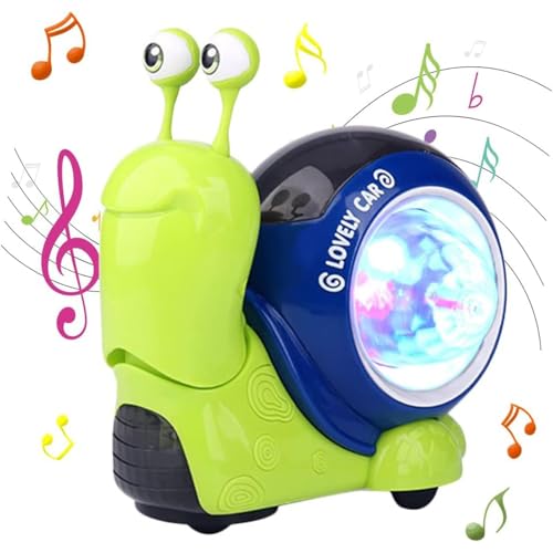Mihauuke Krabbelschneckenspielzeug, Krabbelspielzeug, Musikalisches Schneckenspielzeug - Schneckenspielzeug mit Musical | Interaktives, musikalisches, leuchtendes Krabbelspielzeug, sensorisches Mihauuke Krabbelschneckenspielzeug, Krabbelspielzeug, Musikalisches Schneckenspielzeug - Schneckenspielzeug mit Musical | Interaktives, musikalisches, leuchtendes Krabbelspielzeug, sensorisches von Mihauuke