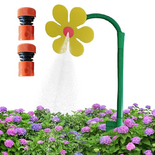 Mihauuke Tanzender Sprinkler | 360 Grad Rotierendes Bewässerungswerkzeug,Lustiges Bewässerungsspielzeug Für Kleinkinder Im Garten Hof Spielplatz Gemüsebeet Rasen Park von Mihauuke