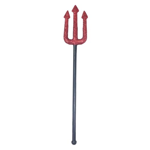 Mihauuke Teufelsstäbe für Erwachsene, Spielzeugspeer - Pitchgabel für Halloween-Teufel - Teufelskostümzubehör, Dämonen-Requisiten, Bühnenausrüstung für Halloween Mihauuke Teufelsstäbe für Erwachsene, Spielzeugspeer - Pitchgabel für Halloween-Teufel - Teufelskostümzubehör, Dämonen-Requisiten, Bühnenausrüstung für Halloween von Mihauuke