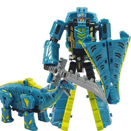 Mikado Sport Dinosaurierroboter. Spielzeugroboter für Kinder. Transformers Componibili 5 in 1. (Brontosaurus), Einheitsgröße von Mikado Sport