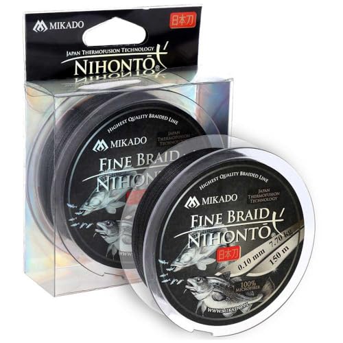 Mikado Nihonto Fine Braid - 0.12mm/8.8Kg/150M - Schwarz Mikado Nihonto Fine Braid - 0.12mm/8.8Kg/150M - Schwarz von Mikado