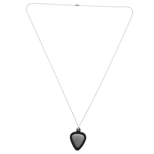 Mikikit 1 Satz Gitarren-Pick-Halskette Plektrum-Display Gitarrenanhänger Plektrumhalter für E-Gitarre Gitarrenplektren Musikschmuck Bassgitarren-Picks Gitarrenpicks Kieselgel Schwarz Mikikit 1 Satz Gitarren-Pick-Halskette Plektrum-Display Gitarrenanhänger Plektrumhalter für E-Gitarre Gitarrenplektren Musikschmuck Bassgitarren-Picks Gitarrenpicks Kieselgel Schwarz von Mikikit