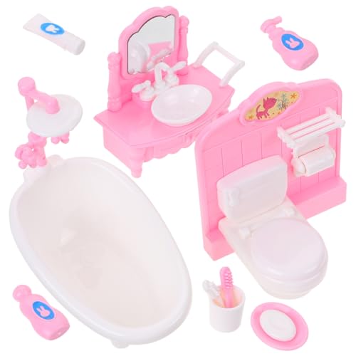 Mikikit 1 Satz Mini-Möbelzubehör Mini-Puppenhausmöbel Puppenhaus-Badezimmer-Accessoires Dollhouse Badezimmermöbel Bausatz Miniatur-Puppenstubenmöbel und Zubehör Miniaturmöbelmodell Mikikit 1 Satz Mini-Möbelzubehör Mini-Puppenhausmöbel Puppenhaus-Badezimmer-Accessoires Dollhouse Badezimmermöbel Bausatz Miniatur-Puppenstubenmöbel und Zubehör Miniaturmöbelmodell von Mikikit
