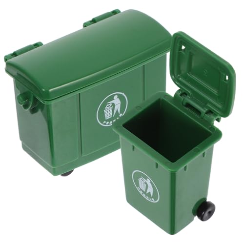 Mikikit 1 Satz Modell eines Sanitär-Mülleimers Wurf Mülleimer für Minihaus kleine Tonne puppenhaus zubehör Mini-Puppenhauszubehör Modell eines Abfallbehälters Plastik Green Mikikit 1 Satz Modell eines Sanitär-Mülleimers Wurf Mülleimer für Minihaus kleine Tonne puppenhaus zubehör Mini-Puppenhauszubehör Modell eines Abfallbehälters Plastik Green von Mikikit