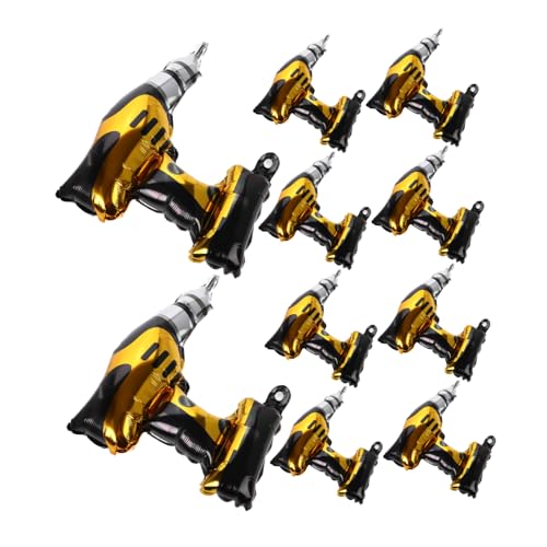 Mikikit 10 Stück Elektrische Bohrerhammerformballon Halloween -partyzubehör Halloween-kostümpartyzubehör Ballons Hämmern Hammer Zubehör Für Strandpartys Aluminiumfolie Mikikit 10 Stück Elektrische Bohrerhammerformballon Halloween -partyzubehör Halloween-kostümpartyzubehör Ballons Hämmern Hammer Zubehör Für Strandpartys Aluminiumfolie von Mikikit