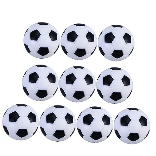 Mikikit 10 Stück Kleines Fußballzubehör Tischspielmaschine Tischfußball Tischfußballbälle Tischfußballball Mini Tischfußball Kleiner Fußball Fußbälle Schaumstofffußball Schwebefußball von Mikikit