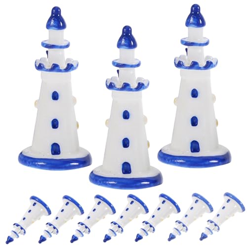 Mikikit 10 Stück Mini -Leuchtturmmodell Ozeandekor nautisch klein Mikrolandschaft Leuchtturm Mini-Leuchttürme Mini-Leuchtturm zum Basteln Lighthouse Mini -Figuren Leuchtturm Mini Harz Blau Mikikit 10 Stück Mini -Leuchtturmmodell Ozeandekor nautisch klein Mikrolandschaft Leuchtturm Mini-Leuchttürme Mini-Leuchtturm zum Basteln Lighthouse Mini -Figuren Leuchtturm Mini Harz Blau von Mikikit