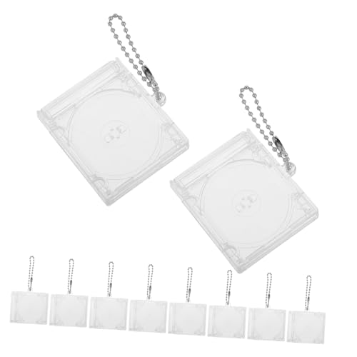 Mikikit 10 Stück Schultaschen Anhänger Box CD Schlüsselanhänger Ornament Zum Aufhängen Durchsichtiger CD Schlüsselanhänger Mini CD Hülle Schlüsselanhänger Kreativer Mini CD Mikikit 10 Stück Schultaschen Anhänger Box CD Schlüsselanhänger Ornament Zum Aufhängen Durchsichtiger CD Schlüsselanhänger Mini CD Hülle Schlüsselanhänger Kreativer Mini CD von Mikikit