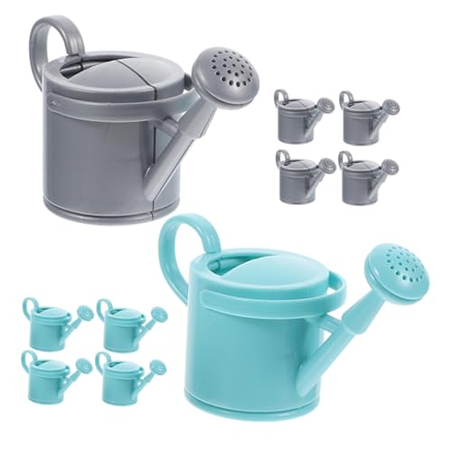 Mikikit 10 Stück Teiliges Miniatur Gießkannen aus Kunststoff Handliche Mini Blumengießkannen für Pflanzenbewässerung Dekorative Garten Accessoires in Dunkelgrau und Pfauen Grün für Mikikit 10 Stück Teiliges Miniatur Gießkannen aus Kunststoff Handliche Mini Blumengießkannen für Pflanzenbewässerung Dekorative Garten Accessoires in Dunkelgrau und Pfauen Grün für von Mikikit