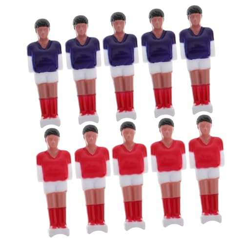 Mikikit 10Er-Set Mini -Fußballspieler Kickerfiguren Fußballfiguren Mini Tischfußball Ersatzteile für Tischfußball Puppen für Tischfußballspieler Tischfußballspielerpuppen Harz rot Mikikit 10Er-Set Mini -Fußballspieler Kickerfiguren Fußballfiguren Mini Tischfußball Ersatzteile für Tischfußball Puppen für Tischfußballspieler Tischfußballspielerpuppen Harz rot von Mikikit