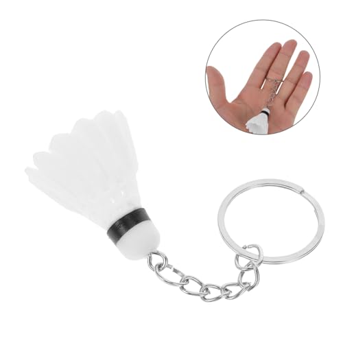 Mikikit 12 Stück Teiliges Mini Badminton Schlüsselanhänger aus Robustem PVC Leichter Sport Anhänger für Rucksäcke Taschen und Autoschlüssel Praktische Party Deko für Männer Frauen von Mikikit