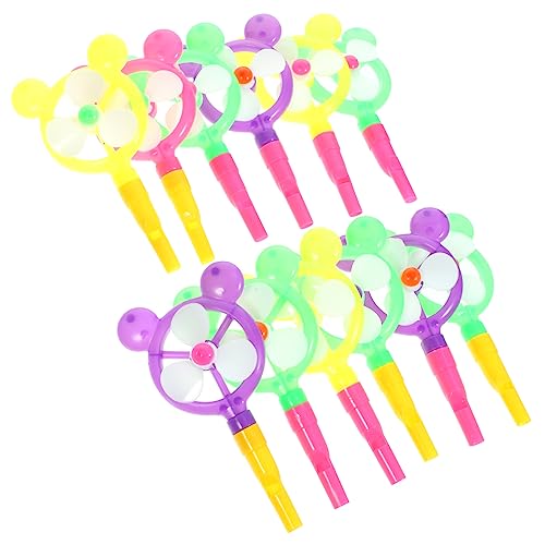 Mikikit 12Stücke Windmill Whistle Toy for Birthday Party Decorations Plastic Cartoon Whistle Favors Fun and Engaging Sound Mikikit 12Stücke Windmill Whistle Toy for Birthday Party Decorations Plastic Cartoon Whistle Favors Fun and Engaging Sound von Mikikit