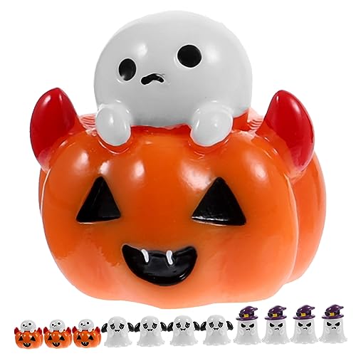 Mikikit 12stücke Miniaturfiguren Halloween Deko Kreative Und Kürbis-skulpturen Für Puppenhäuser Und -landschaften Für Fotografie Und Festliche Dekoration Mikikit 12stücke Miniaturfiguren Halloween Deko Kreative Und Kürbis-skulpturen Für Puppenhäuser Und -landschaften Für Fotografie Und Festliche Dekoration von Mikikit