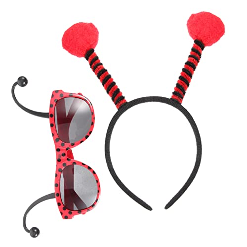 Mikikit 1Satz Haarreif für Ohr Kopfbedeckung Sonnenbrille für Cosplay Partys Zubehör für Karneval Halloween Geburtstagsfeiern Geschenkidee Mikikit 1Satz Haarreif für Ohr Kopfbedeckung Sonnenbrille für Cosplay Partys Zubehör für Karneval Halloween Geburtstagsfeiern Geschenkidee von Mikikit