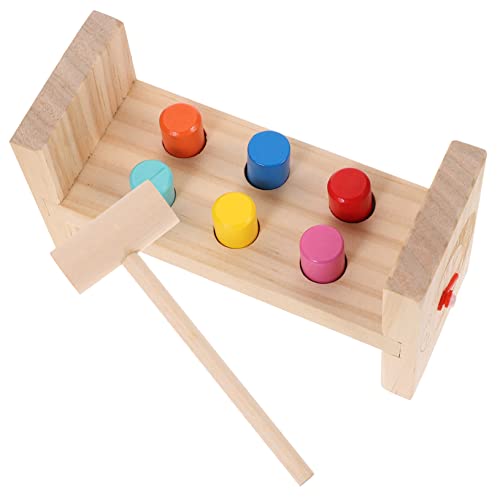 Mikikit 1Satz Holzspielzeug für Frühe Bildung Klopfspiel mit Nagel Kognitive und Motoriktraining für Jahren für Spielzimmer und Kreative Lernumgebungen Mikikit 1Satz Holzspielzeug für Frühe Bildung Klopfspiel mit Nagel Kognitive und Motoriktraining für Jahren für Spielzimmer und Kreative Lernumgebungen von Mikikit