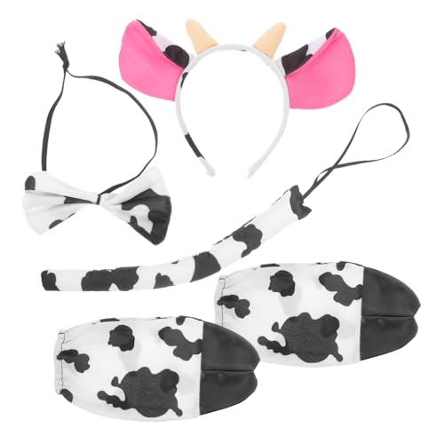 Mikikit 1Satz Kostüm Zubehör Set für Halloween Karneval Kreatives Stirnband Fliege für Erwachsene für Partys mit Tiermotiven Mikikit 1Satz Kostüm Zubehör Set für Halloween Karneval Kreatives Stirnband Fliege für Erwachsene für Partys mit Tiermotiven von Mikikit