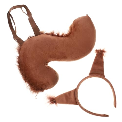 Mikikit 1Satz Kostümset mit Plüsch Kopfschmuck für Halloween Karneval Partys Verstellbares Stirnband für Erwachsene Lustige Geschenkidee Mikikit 1Satz Kostümset mit Plüsch Kopfschmuck für Halloween Karneval Partys Verstellbares Stirnband für Erwachsene Lustige Geschenkidee von Mikikit