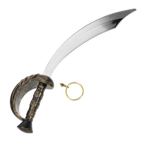 Mikikit 1Satz Piratenkostüm Set mit Ohrring Zubehör für Karneval Halloween Langlebig Sicher Rollenspiele Piratenpartys von Mikikit