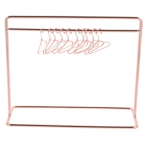 Mikikit 1Satz Puppenkleiderbügel Teiliges Kleiderstangen Zubehör Roségold für Puppenkleidung Praktischer Kleiderhalter für Puppenmöbel und Spielzeugzimmer Mikikit 1Satz Puppenkleiderbügel Teiliges Kleiderstangen Zubehör Roségold für Puppenkleidung Praktischer Kleiderhalter für Puppenmöbel und Spielzeugzimmer von Mikikit