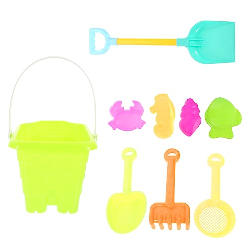 Mikikit 1Satz Strandspielzeug für Teiliges Sandspielzeug Kit mit Eimer und Förmchen für Strand Park und Garten Leicht und Tragbar Fördert Fantasie und Koordination Mikikit 1Satz Strandspielzeug für Teiliges Sandspielzeug Kit mit Eimer und Förmchen für Strand Park und Garten Leicht und Tragbar Fördert Fantasie und Koordination von Mikikit