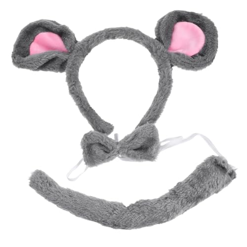 Mikikit 1Satz Tierkostüm Set für Kostüm mit Stirnband Fliege für Karneval Halloween und Cosplay Events Komfortables und Leichtes Zubehör für Kostümpartys Mikikit 1Satz Tierkostüm Set für Kostüm mit Stirnband Fliege für Karneval Halloween und Cosplay Events Komfortables und Leichtes Zubehör für Kostümpartys von Mikikit