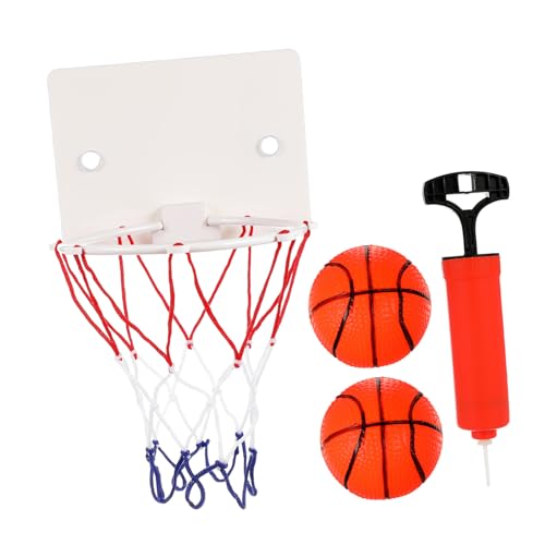 Mikikit 1Satz Wandmontiertes Basketballspielzeugset für Tragbares Indoor mit Rückwand Bällen und Ballpumpe Installieren für Kleine und Spaß zu Hause Mikikit 1Satz Wandmontiertes Basketballspielzeugset für Tragbares Indoor mit Rückwand Bällen und Ballpumpe Installieren für Kleine und Spaß zu Hause von Mikikit