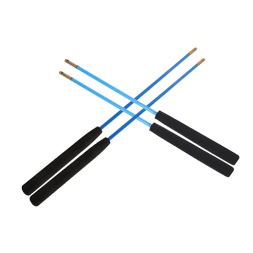 Mikikit 2 Paar Jonglierstäbe Jonglierstock Jongliergerät Jonglierstab Fitnessstab Juggling Stick Blau von Mikikit