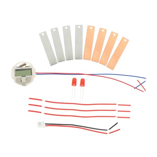 Mikikit 2 Sätze DIY Obstbatterie Experimentierset mit Metallplatten Einfach Montierbar Fördert Lernen und Wissenschaftliches Interesse für Schüler und Stem Unterricht von Mikikit