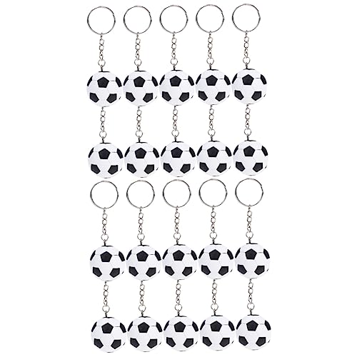 Mikikit 2 Sätze Fußball Schlüsselanhänger Gastgeschenke Schiedsrichterpfeife Spiel Fußball Partytüten Fußball Thema Geburtstagsdekorationen Fußballtaschen Netze 10 Stück * 2 von Mikikit