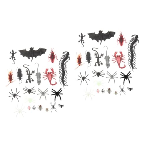 Mikikit 2 Sätze Simulationstrickspielzeug Simulierte Modellfigur Simulierte Requisiten Simuliertes Insektenspielzeug Insektentrickspielzeug Mikrolandschaftsdekor Tierspielzeug 40 Stück * 2 Mikikit 2 Sätze Simulationstrickspielzeug Simulierte Modellfigur Simulierte Requisiten Simuliertes Insektenspielzeug Insektentrickspielzeug Mikrolandschaftsdekor Tierspielzeug 40 Stück * 2 von Mikikit