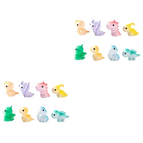 Mikikit 2 Sätze Tierhandwerk Aus Harz Erste Dinosaurier Party Figur Kinderspielzeug Mikrolandschaftsdekoration Mikrolandschaftsornament Miniaturtierspielzeug 8 Stück * 2 von Mikikit