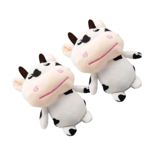Mikikit 2 Stück Kuhpuppe kuh Mini-Plüschtiere tierisches süßer Kuh-Schlüsselanhänger gefüllte Kühe gefüllter Anhänger Schlüsselanhänger für Mädchen Metall Beige Mikikit 2 Stück Kuhpuppe kuh Mini-Plüschtiere tierisches süßer Kuh-Schlüsselanhänger gefüllte Kühe gefüllter Anhänger Schlüsselanhänger für Mädchen Metall Beige von Mikikit